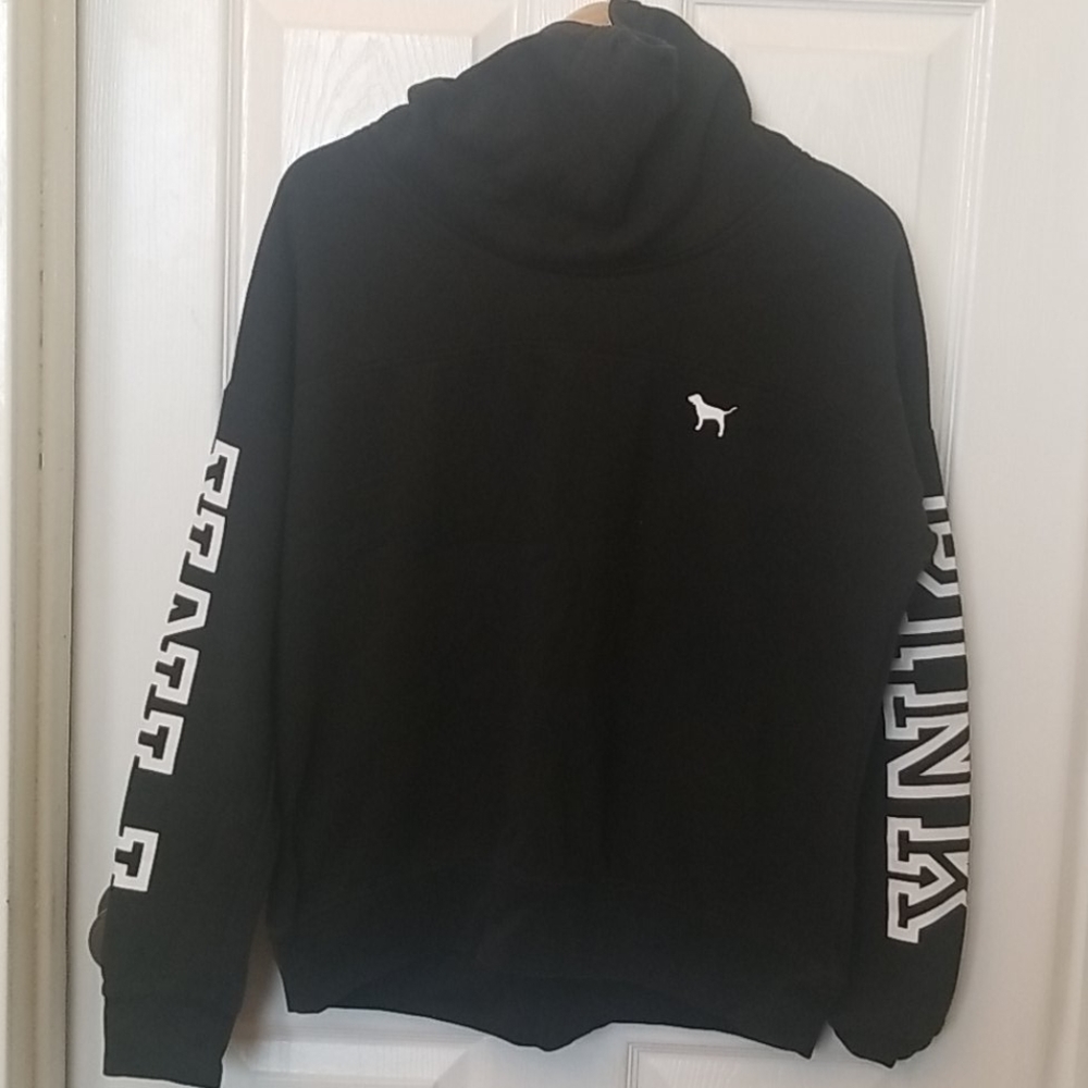 PINK Victoria Secret black medium sweater